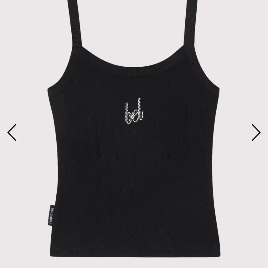 [BUNJANG] Belliar Twinkle Tank Top Black / 벨리아르 트윙클 탱크 탑 나시 슬리브리스 블랙