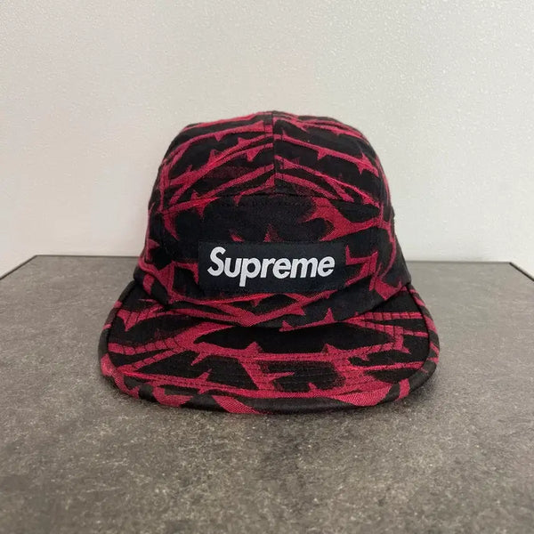 [BUNJANG] Supreme Box Logo Camp Cap Hat - Sorrento Red / (OS) 슈프림 박스로고 캠프캡 모자 쏜 레드