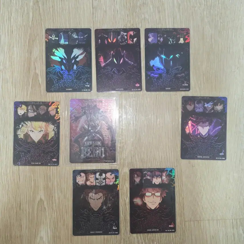 [BUNJANG] Solo Leveling Collectible Card Series 3 (HR Ant King / UR Full Set) / (오늘3.5만)나혼자만레벨업 콜렉트 카드 3탄( HR 개미왕/UR 전종)