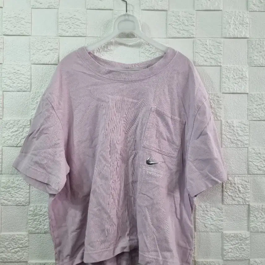 [BUNJANG] Nike Cropped T-Shirt Lavender / 나이키  크롭 티셔츠 라벤더
