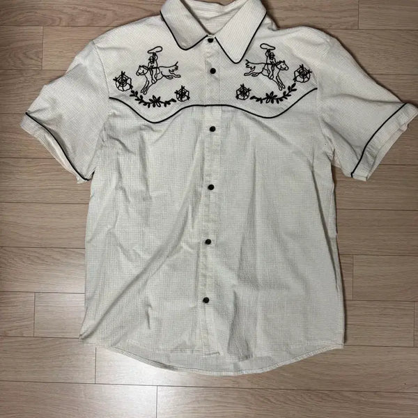 [BUNJANG] VDR Western Short-Sleeve Shirt XL / (XL) vdr 비디알 웨스턴 반팔셔츠