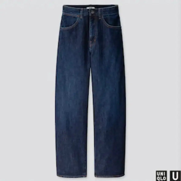 [BUNJANG] Uniqlo U Lemaire Denim Curved Wide Pants / 유니클로 U 르메르 데님 커브드 와이드팬츠