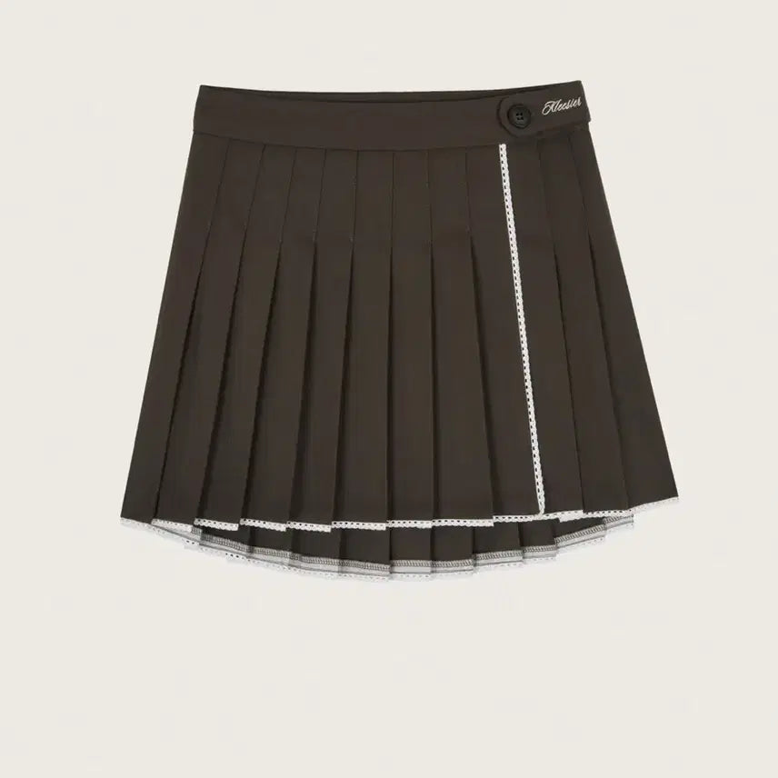 [BUNJANG] Clishure Crepe Skirt Brown M / 클리시어 크레페 스커트 브라운 m