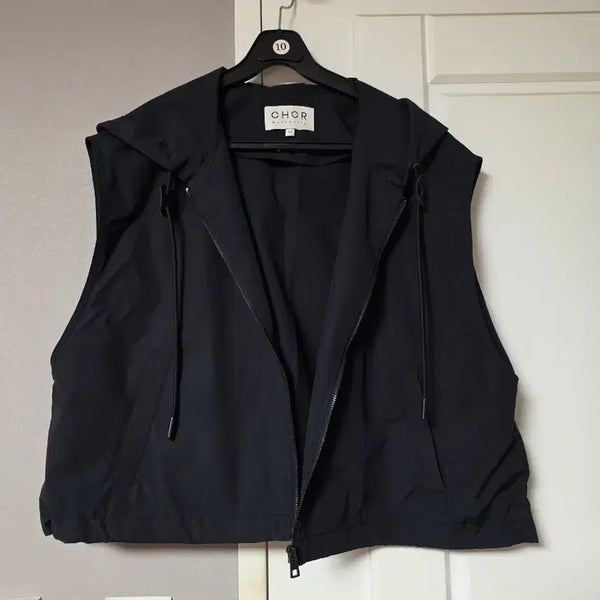 [BUNJANG] Core Authentic Hood Vest Black / (실착 1회)코어어센틱 후드베스트(77, 블랙)