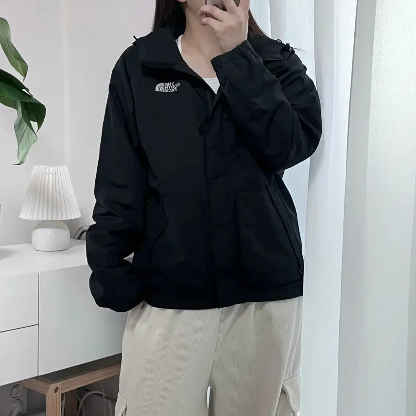 [BUNJANG] The North Face Black Pocket Lightweight Jacket - Size 90 / [정품] 노스페이스 블랙 포켓 병아리 바막 [ 90 ]