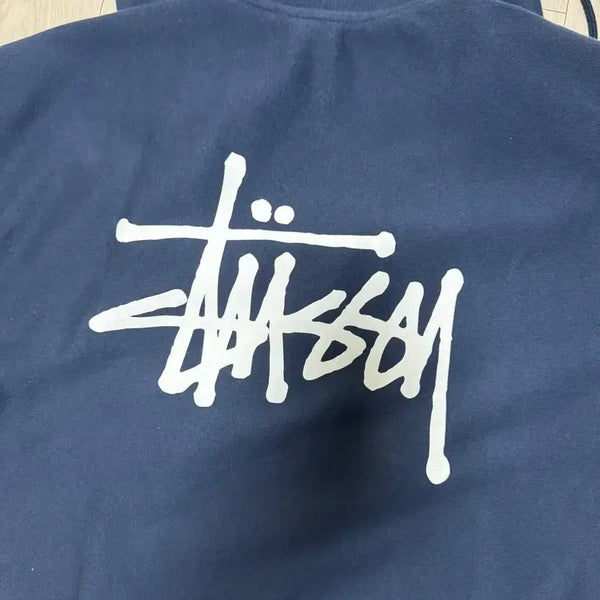 [BUNJANG] Stussy Navy Hoodie Zip-Up L / 스투시 후드집업 네이비 L