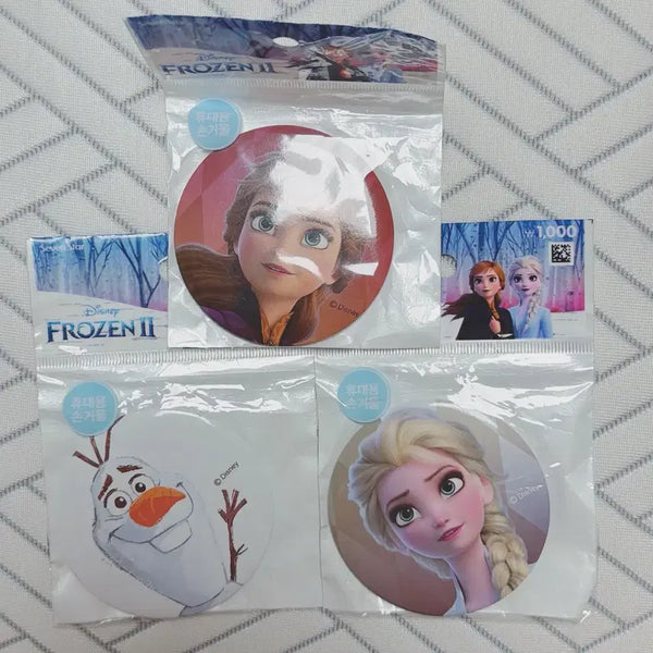 [BUNJANG] Disney Frozen Anna, Elsa, Olaf Hand Mirror Set / [새상품] 겨울왕국 손거울
