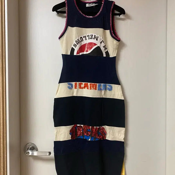 [BUNJANG] Moschino Jeans Vintage Bodycon Dress / 모스키노 빈티지 바디콘 원피스