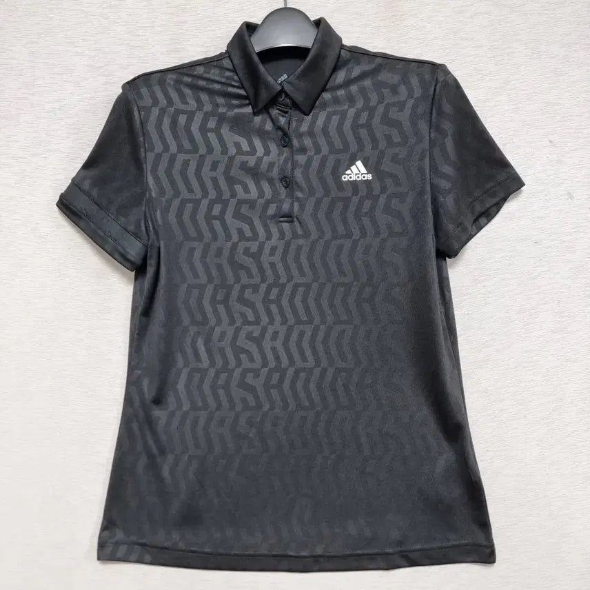 [BUNJANG] Adidas Black Golf Polo Shirt Women's Size 55 / 아디다스 블랙 골프 카라티 여자55사이즈ㅡ0414ㅇㅇ
