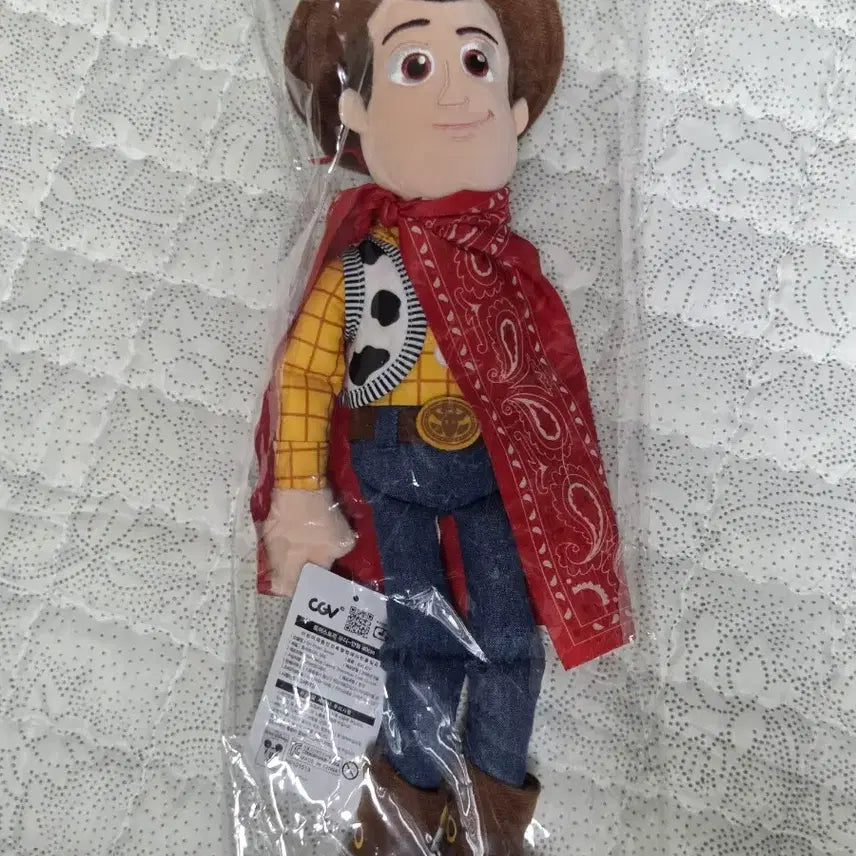 [BUNJANG] CGV Toy Story 5 Woody 40CM Poncho Doll / [새상품] CGV 토이스토리5 판초 우디 40CM