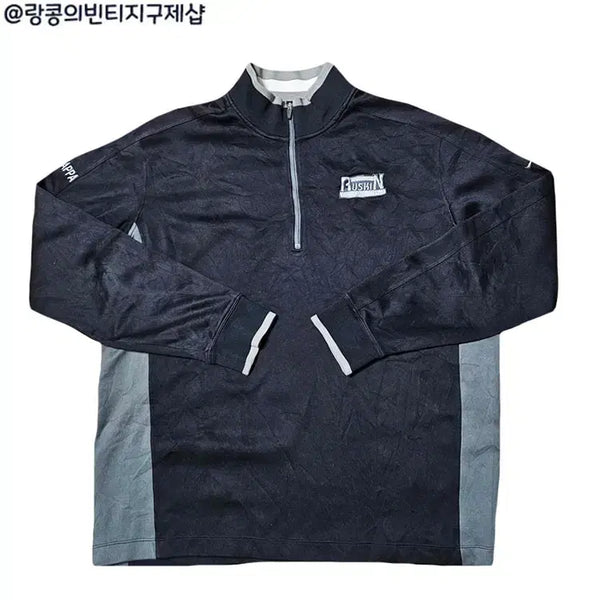 [BUNJANG] Nike Swoosh Street Half-Zip Long Sleeve / 나이키 스우시 스트릿 반집업 긴팔