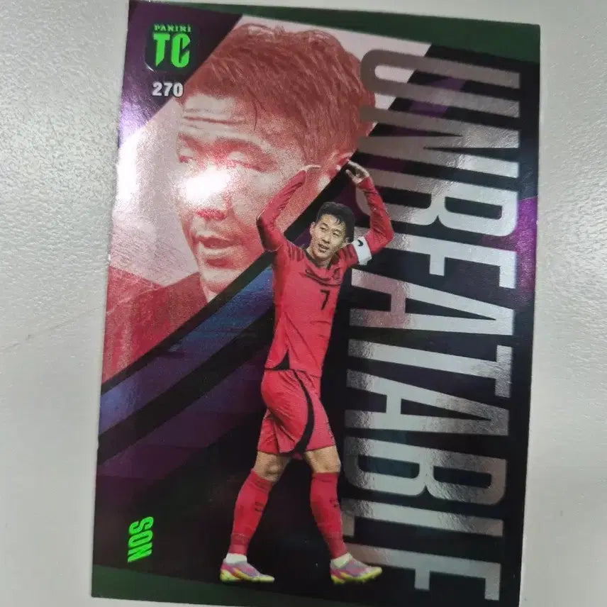 [BUNJANG] Panini Unbeatable Soccer Card Son Heung-min / 파니니 언비터블 축구카드 손흥민 판매