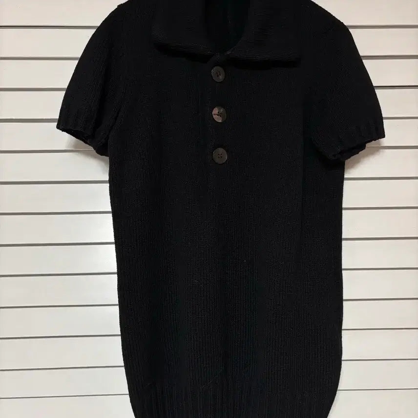 [BUNJANG] Junya Watanabe Black Short Sleeve Knit / 준야와타나베 반팔니트 블랙