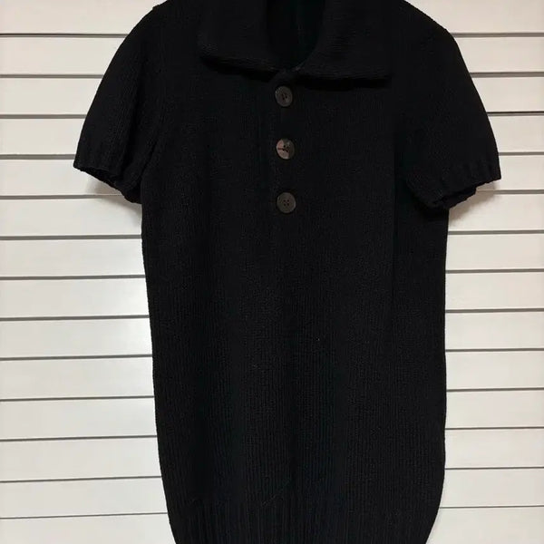 [BUNJANG] Junya Watanabe Black Short Sleeve Knit / 준야와타나베 반팔니트 블랙