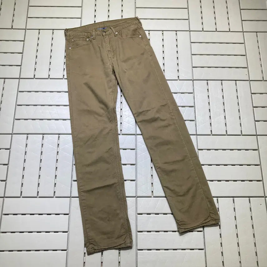 [BUNJANG] Levi's 505 Cotton Pants Beige / [32]리바이스505 안감 면바지 베이지 0565