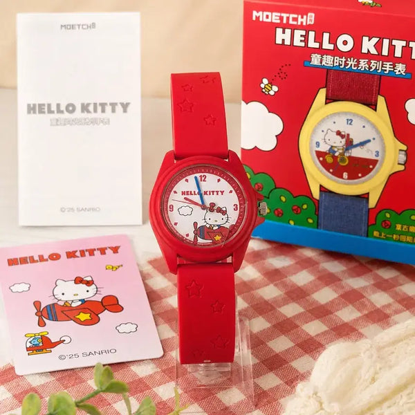 [BUNJANG] Sanrio Hello Kitty Silicone Strap Wristwatch / [새상품] 헬로키티 손목시계