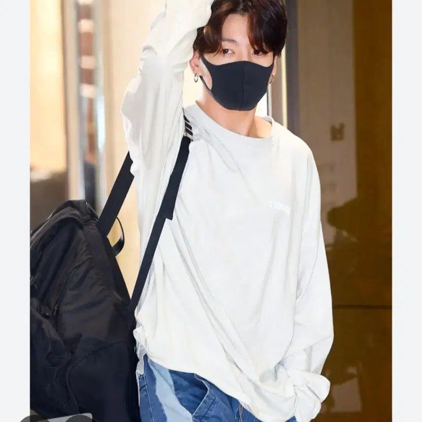 [BUNJANG] BTS Jungkook L'HERITAGE Long Sleeve Charcoal M / BTS 방탄 정국 손민수 L'HERITAGE Long Sleeve 차콜