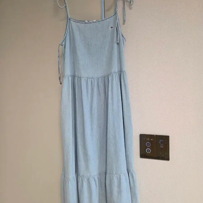 [BUNJANG] Tommy Jeans Long Denim Dress / 타미진스 롱원피스