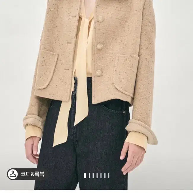 [BUNJANG] Mine Wool Glitter Tweed Jacket / 마인 울 글리터 트위드 자켓