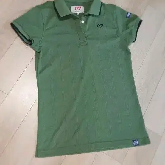 [BUNJANG] Master Bunny Edition Women's Short Sleeve Polo Shirt Green Size 0 / 마스터바니 에디션 반팔 카라티 그린 0사이즈