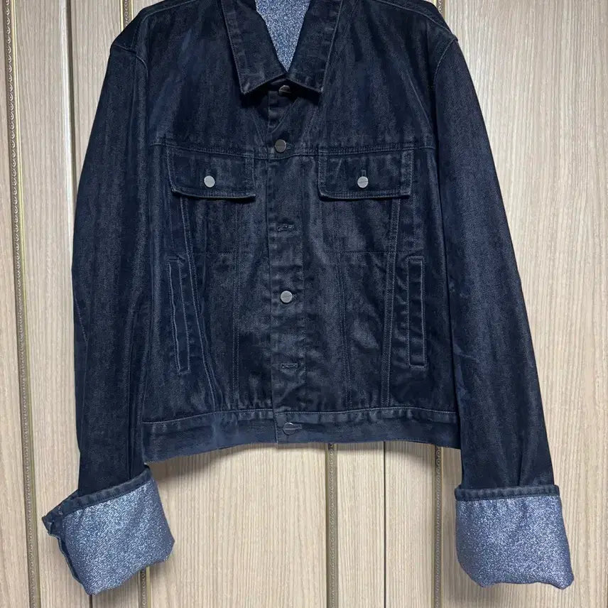 [BUNJANG] Wooyoungmi 24FW Glitter Denim Jacket / 우영미 24fw 글리터데님자켓