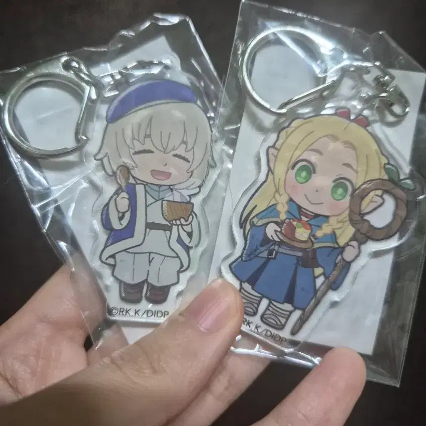 [BUNJANG] Dungeon Meshi Malin Collaboration Restaurant Sealed Keyring Bundle Set / 던전밥 파린 마르실 콜라보식당 미개봉 키링 일괄