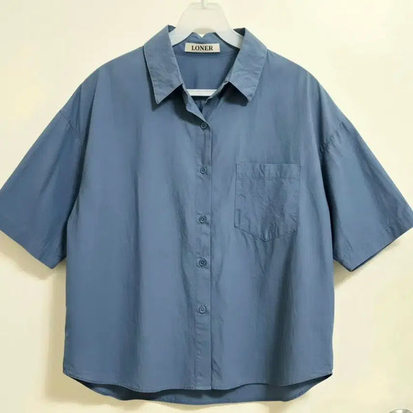 [BUNJANG] Manimor Short Sleeve Shirt / 매니모어 반소매 셔츠