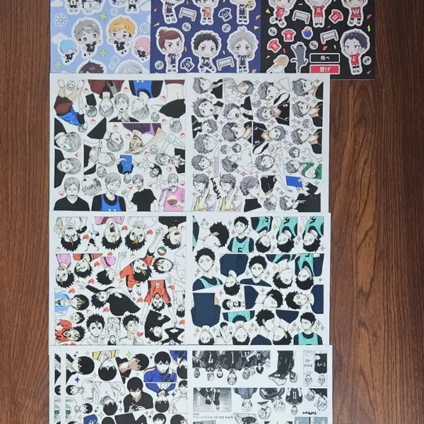 [BUNJANG] Haikyu!! Anime Sticker Pack for Journaling & Decoden / 하이큐 애니 인믹 인스 수꾸 다꾸 스티커 띵 처분