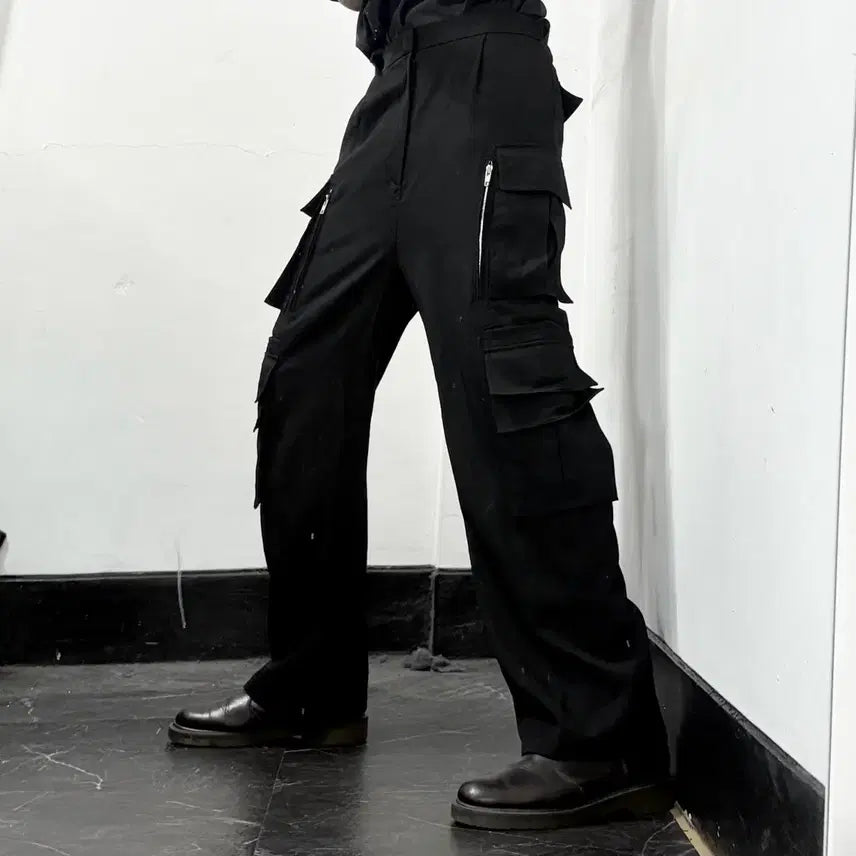 [BUNJANG] Juun.J Technical Cargo Slacks / 준지 테크니컬 카고 슬랙스