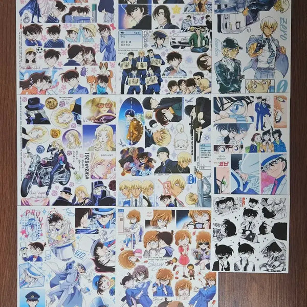 [BUNJANG] Detective Conan Anime Stickers (Full Set) / 명탐정 코난 애니 인믹 인스 수꾸 다꾸 스티커 띵 처분