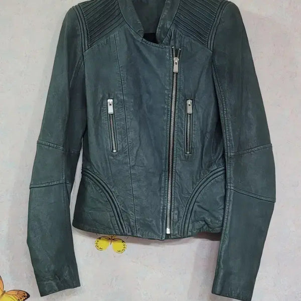 [BUNJANG] Maje Lambskin Jacket / 마쥬 양가죽 자켓 택채 새제품