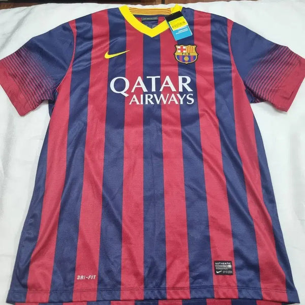 [BUNJANG] FC Barcelona 2013-14 Home Messi Jersey (XL) / 13-14 바르셀로나 홈 반팔 No.10 MESSI (XL, 택미제거)