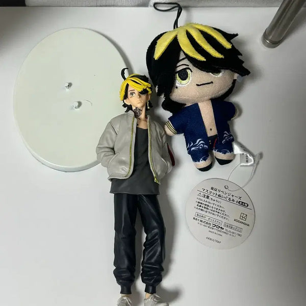[BUNJANG] Tokyo Revengers Kazutora Hanemiya Crane Plush & Figure Set / 도리벤 도쿄리벤져스 카즈토라 피규어 크레인 누이 양키 방꾸템 미소년