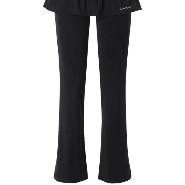 [BUNJANG] 3Times Elfin Skirt Pants Black / 쓰리타임즈 엘핀 스커트팬츠 블랙 s 판매합니다