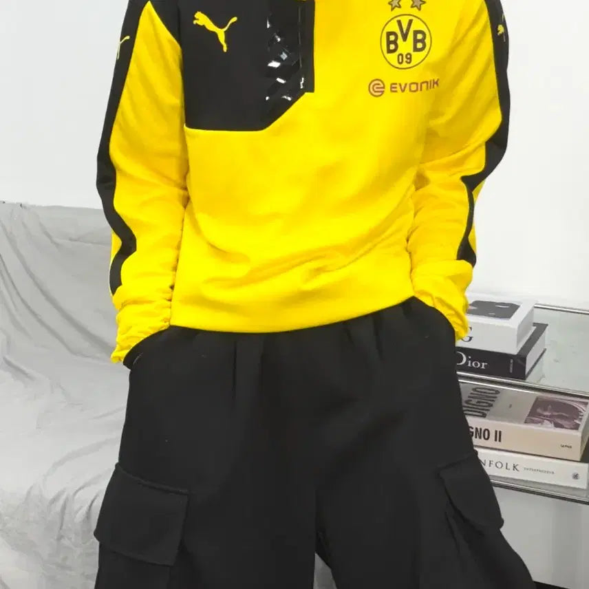[BUNJANG] Puma 15-16 Borussia Dortmund Training Top - Medium / 푸마 15-16 도르트문트 트레이닝 탑 M