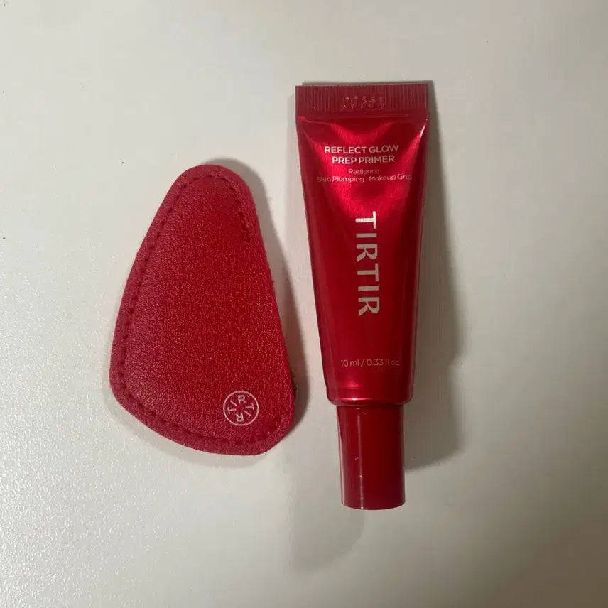 [BUNJANG] TIRTIR Reflect Glow Prep Primer 10ml & Triangle Spatula Set / 티르티르 베이스 프렙 트라이 앵글 스파출라