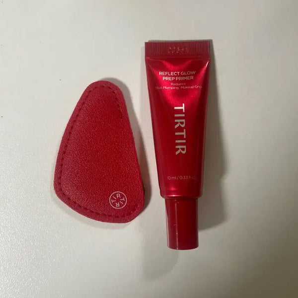[BUNJANG] TIRTIR Reflect Glow Prep Primer 10ml & Triangle Spatula Set / 티르티르 베이스 프렙 트라이 앵글 스파출라