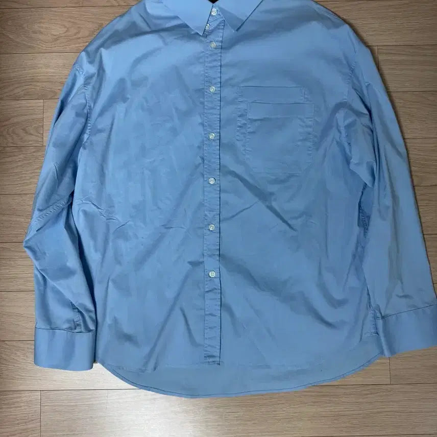 [BUNJANG] Stu Blue Shirt / Stu 블루 셔츠