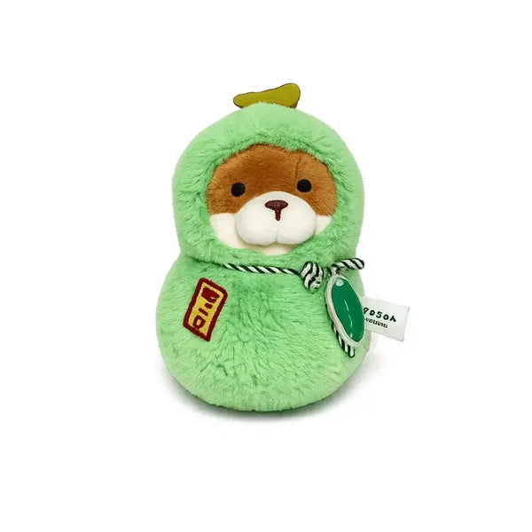 [BUNJANG] Woosoo Green Gourd Plush Keychain / 우소우소 조롱박 인형 키링 그린