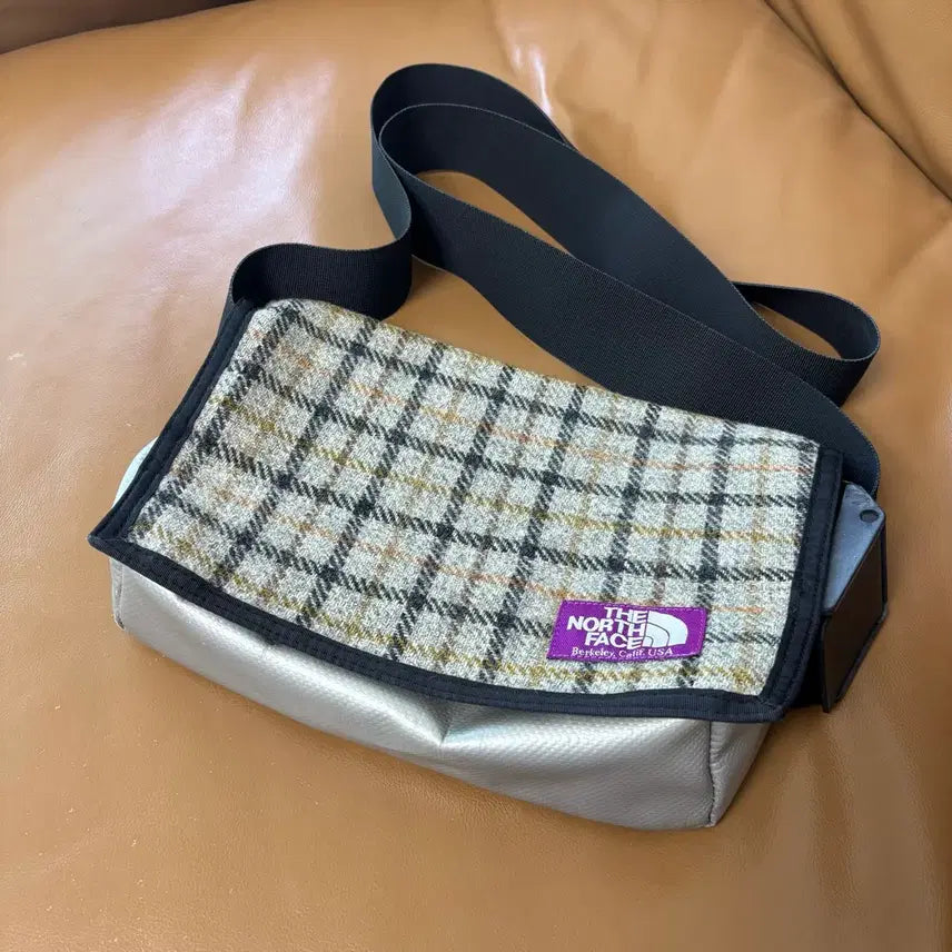 [BUNJANG] nanamica x The North Face Purple Label PVC Check Crossbody Bag / 나나미카 노스페이스 퍼플라벨 크로스백 가방 PVC 체크