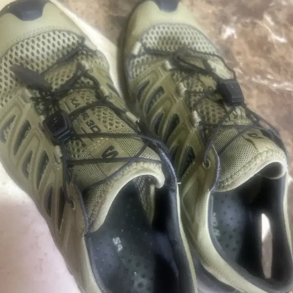 [BUNJANG] Salomon XA Pro 3D Amphib Khaki Trekking Shoes / 살로몬 XA프로3D앰피브 카키