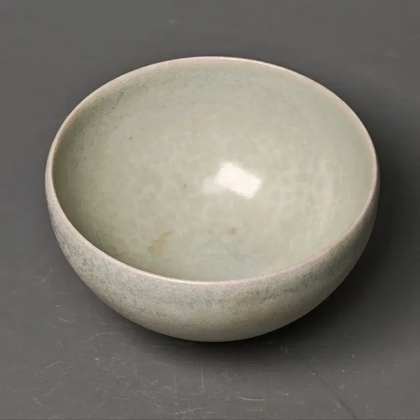 [BUNJANG] Ming Dynasty Celadon Glazed Tea Bowl Antique Chinese Celadon Porcelain / [진품] 명나라 말기 출토품 용천유 분청유 잔 중국도자기 골동품 수집품