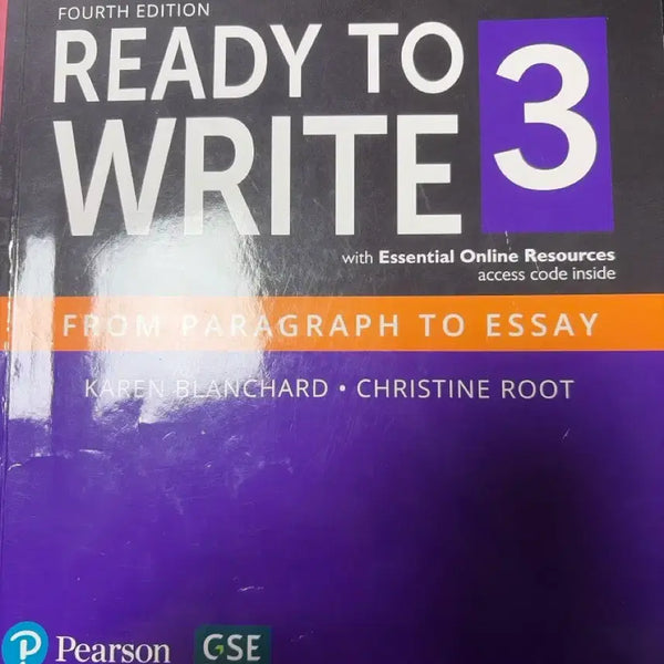 [BUNJANG] Ready to Write 3 Essay Book / Ready to write 3 에세이 대학 레디 투 라이트