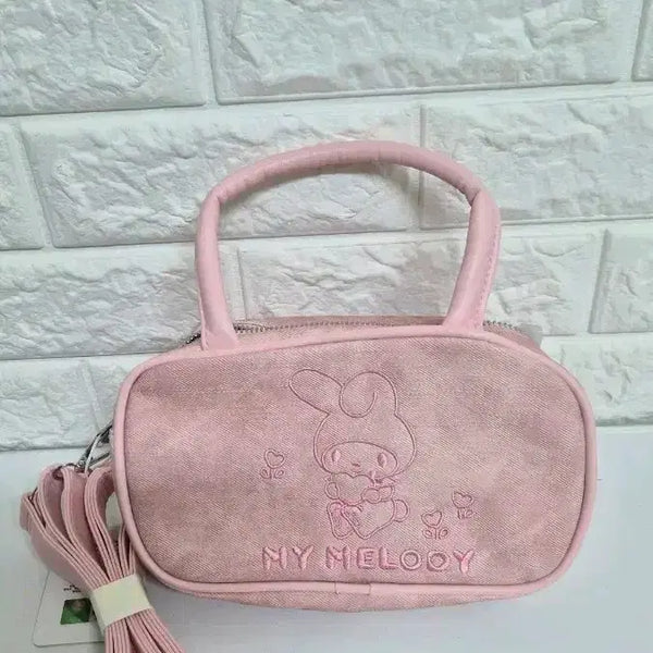 [BUNJANG] Hello Kitty Crossbody Bag (Ivory/Pink) / 헬로키티 크로스백 아이보리 핑크 새상품 개당가격 두개구매 15000