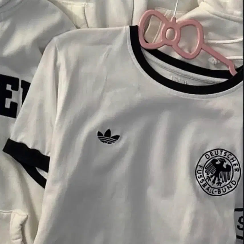 [BUNJANG] Adidas Germany Kaiser Short Sleeve T-Shirt White (M) / M) 아디다스 독일 카이저 반팔 티셔츠