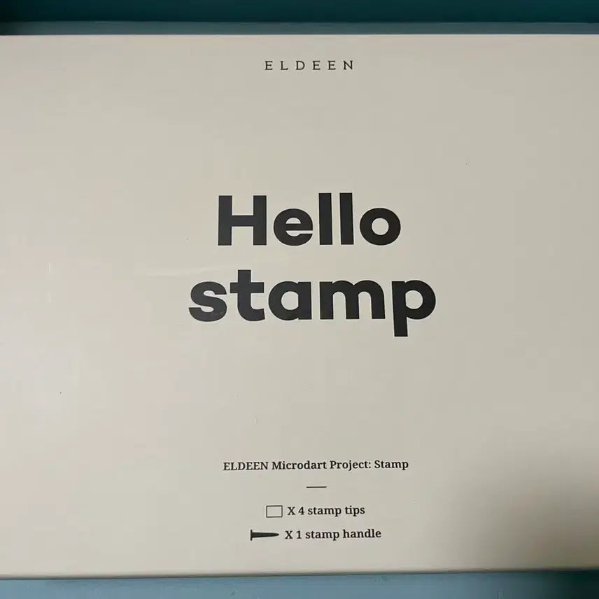 [BUNJANG] Eldin Micro Dart Project Stamp Set (with Handle) / 엘딘 마이크로다트 프로젝트 스탬프 (핸들 포함) 4주 구성