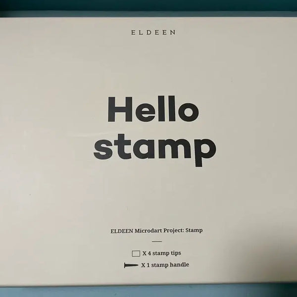 [BUNJANG] Eldin Micro Dart Project Stamp Set (with Handle) / 엘딘 마이크로다트 프로젝트 스탬프 (핸들 포함) 4주 구성