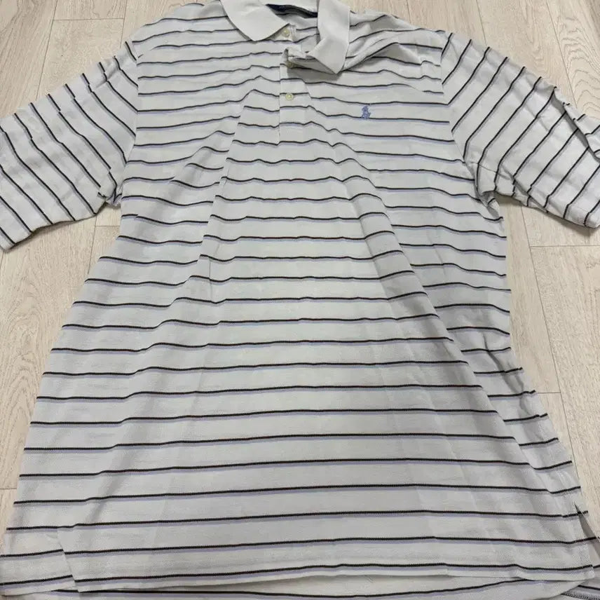 [BUNJANG] Polo Ralph Lauren Striped Polo Shirt M / 폴로 랄프로렌 스트라이프 카라티 / M