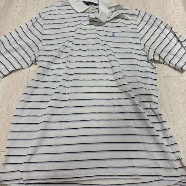 [BUNJANG] Polo Ralph Lauren Striped Polo Shirt M / 폴로 랄프로렌 스트라이프 카라티 / M