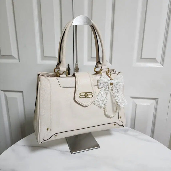 [BUNJANG] Balenciaga Tote Shoulder Bag Ivory Leather / 거의새거)발렌시아가 토트,숄더백